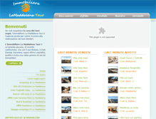 Tablet Screenshot of lamaddalenatour.it
